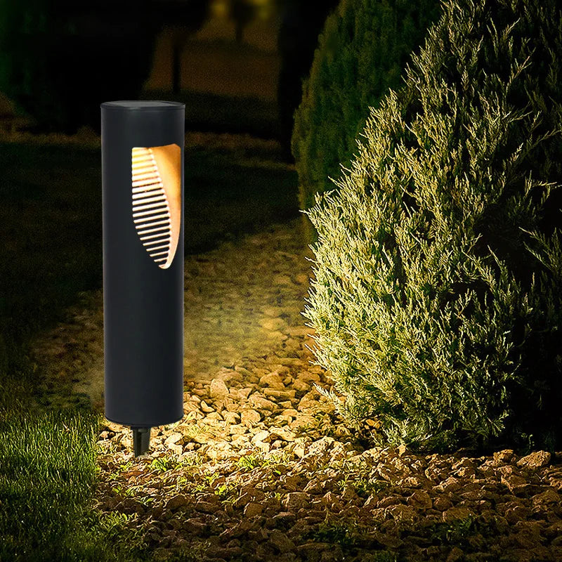 outdoor lighting Lumière de jardin lumière LED solaire IP65 lampe de pelouse simplicité moderne lumières extérieures solaires paysage pelouse borne lumineuse