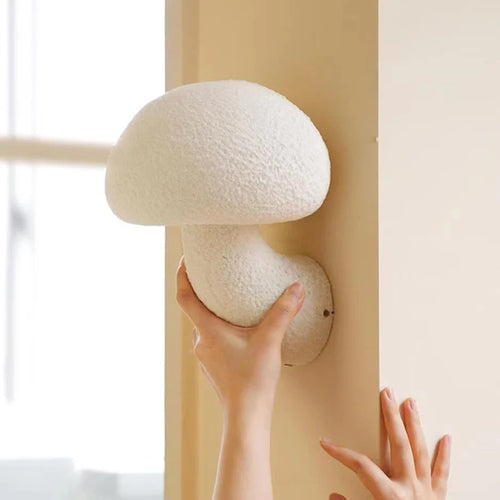 applique murale créative en résine en forme de champignon pour - vue 5 sur 6