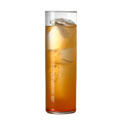 Lot 4 verres collins cristal leger motif strie