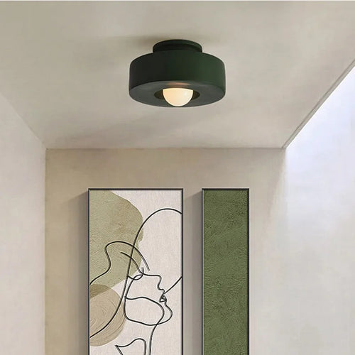 Nordique Wabi Sabi couloir Led plafonniers chambre E27 Led plafonnier moderne Lustre décor à la maison plafonnier luminaires