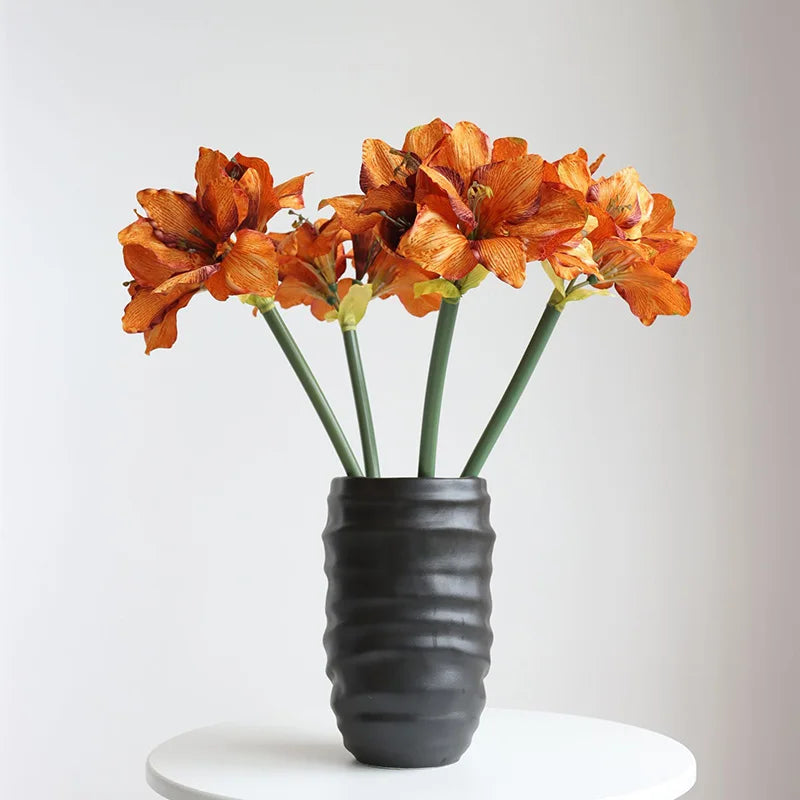 fleur artificielle clivia miniata pour décoration mariage et centre de table - vue 3 sur 10