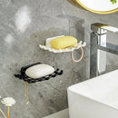 étagère murale de drainage pour savon design moderne sans perçage