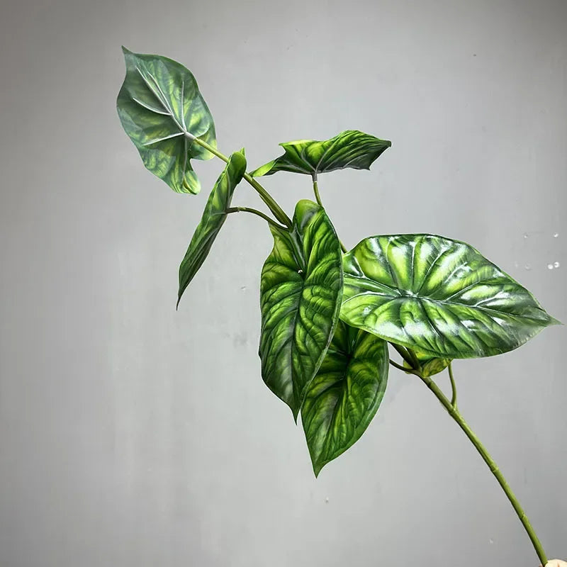 lot de 2 plantes vertes artificielles décoratives en plastique