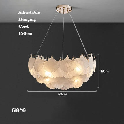 lustre en verre minimaliste rétro pour une décoration élégante - vue 11 sur 11