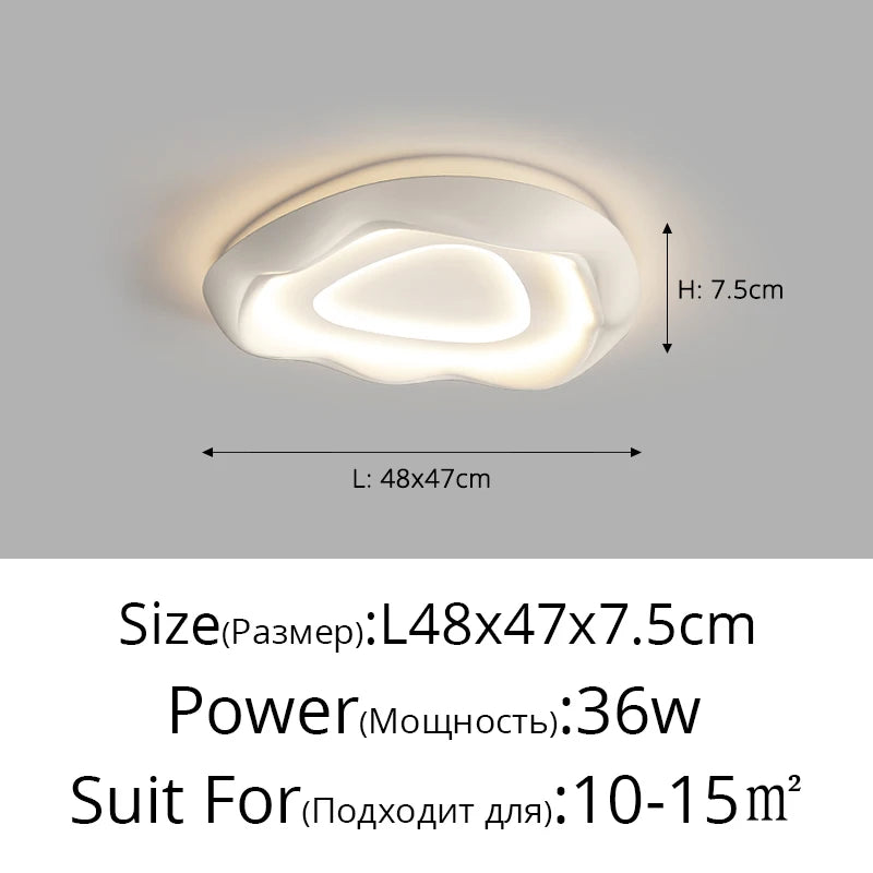plafonniers à led modernes pour un éclairage intérieur créatif - vue 13 sur 14