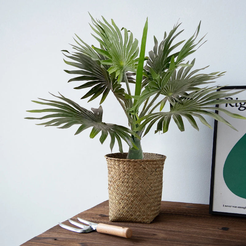bananier tropical artificiel en pot pour décoration intérieure et extérieure
