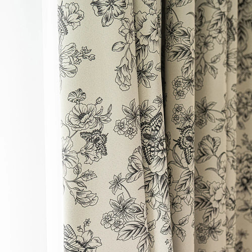 Rideau occultant à motifs imprimés pour salon chambre - vue 4 sur 7