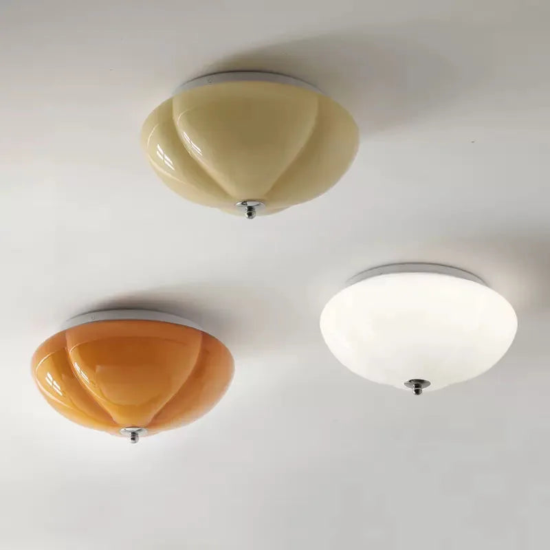 lustre minimaliste en verre style rétro led