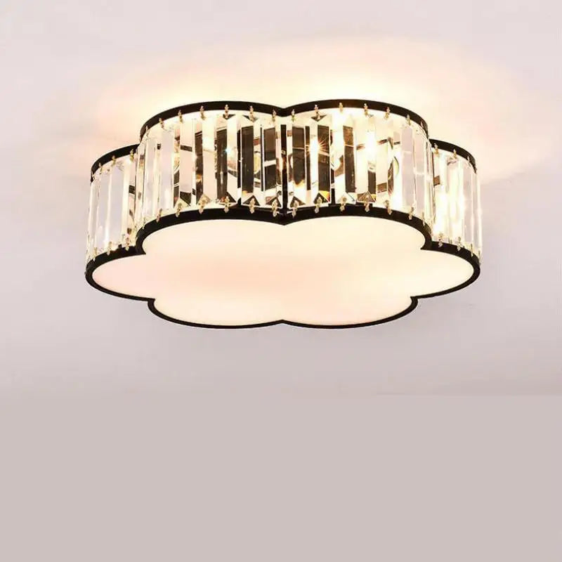 plafonnier moderne en cristal style européen lampes créatives à led - vue 4 sur 12