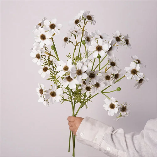 chrysanthème d'automne fleurs artificielles pour décoration florale - vue 2 sur 6