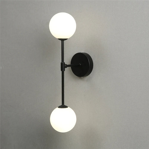 applique murale led post-moderne simple en verre doré - vue 11 sur 10