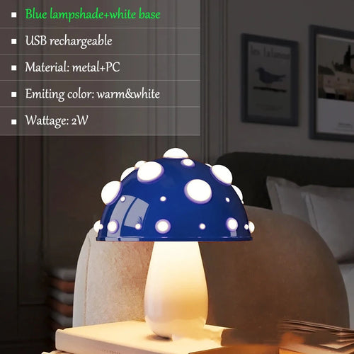 Lampe de Table LED en forme de champignon - vue 9 sur 16