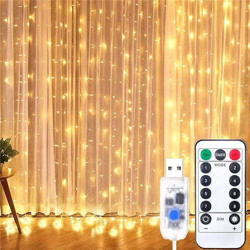 guirlande lumineuse led pour noël et décoration festive - vue 2 sur 14