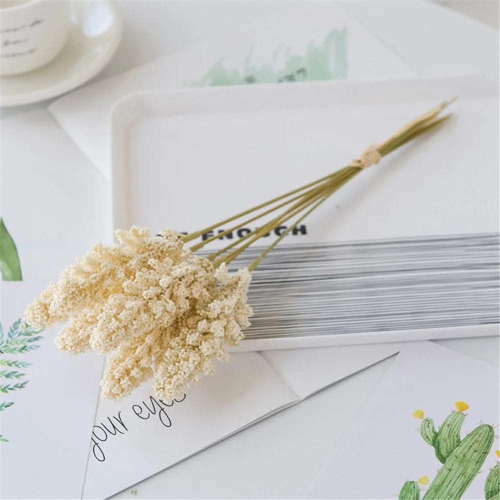 lot de 6 épis de blé et fleurs de lavande pour décoration de mariage - vue 13 sur 13