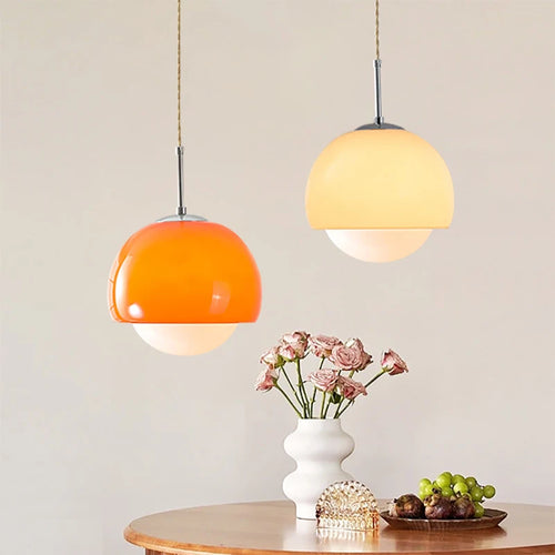 lampe suspendue nordique en verre pour intérieur décoratif - vue 2 sur 8
