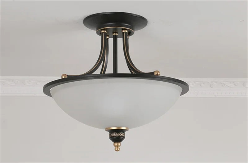 plafonnier vintage style européen pour décoration intérieure