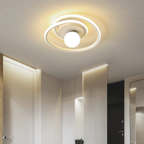 lustre moderne minimaliste pour entrée de restaurant
