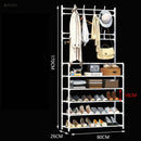 étagère à chaussures porte-manteau et organisateur de vêtements