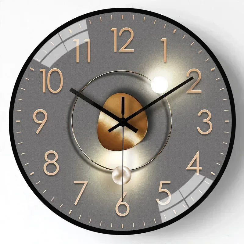 horloge murale silencieuse à piles design moderne pour tous les espaces - vue 15 sur 16