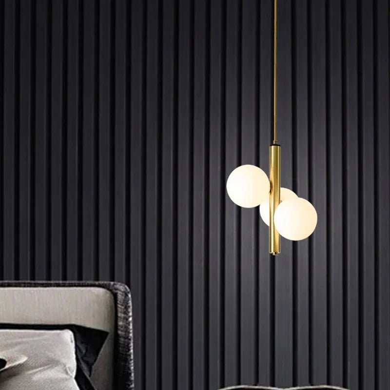2024 Modern LED Chandelier droplight Modern Nordic Style Ceiling Hanging lamp Dining Room Bedroom Bedside Pendant Lamp - vue 2 sur 10