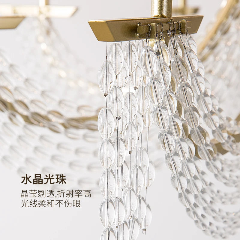 applique murale led décorative en cristal moderne et luxueuse - vue 9 sur 8