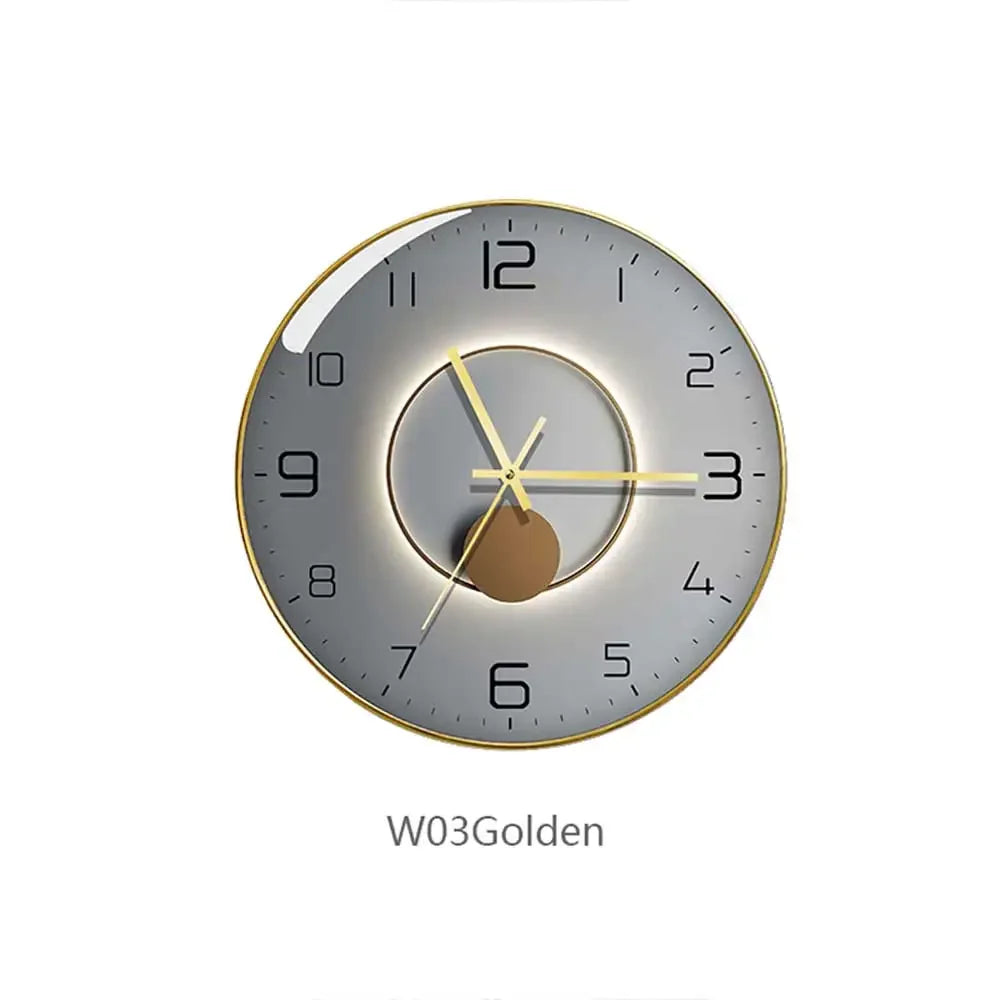 horloge murale en verre design moderne géométrique créatif décoratif - vue 13 sur 18