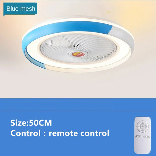 ventilateur de plafond intelligent bluetooth avec lumière télécommande - vue 10 sur 16