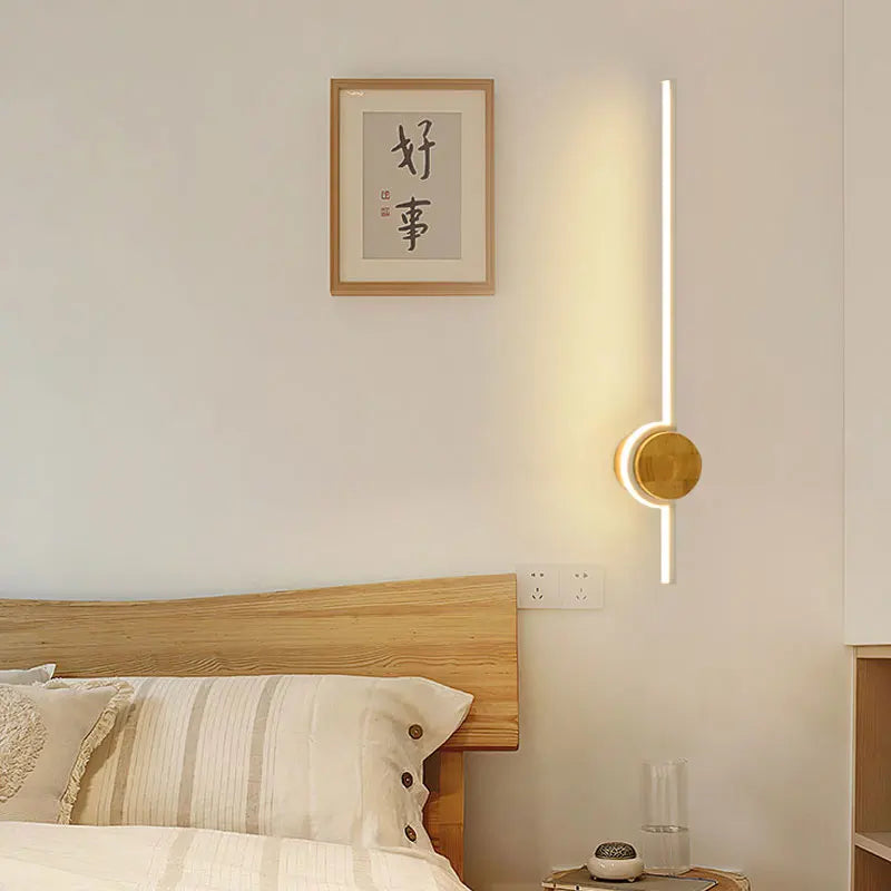 applique murale en bois et led pour décoration intérieure moderne - vue 4 sur 13