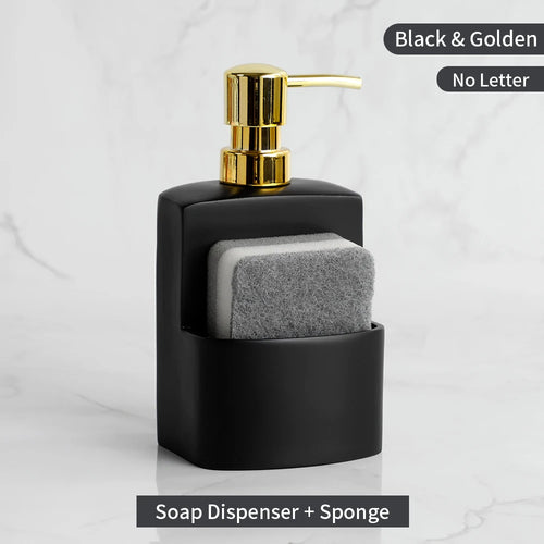 distributeur de savon liquide avec rangement pour accessoires de cuisine - vue 11 sur 14