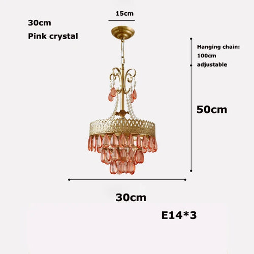 lustre à led en cristal en forme de larme pour décoration intérieure - vue 13 sur 14