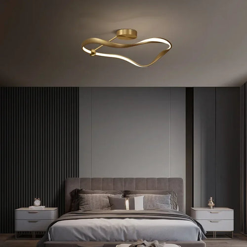 Plafond moderne à LEDs lustre pour chambre salon salle à manger Restaurant nordique luxe décor à la maison luminaire Lustre