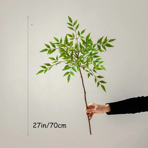 ficus artificiel grande branche pour décoration intérieure et extérieure - vue 5 sur 8
