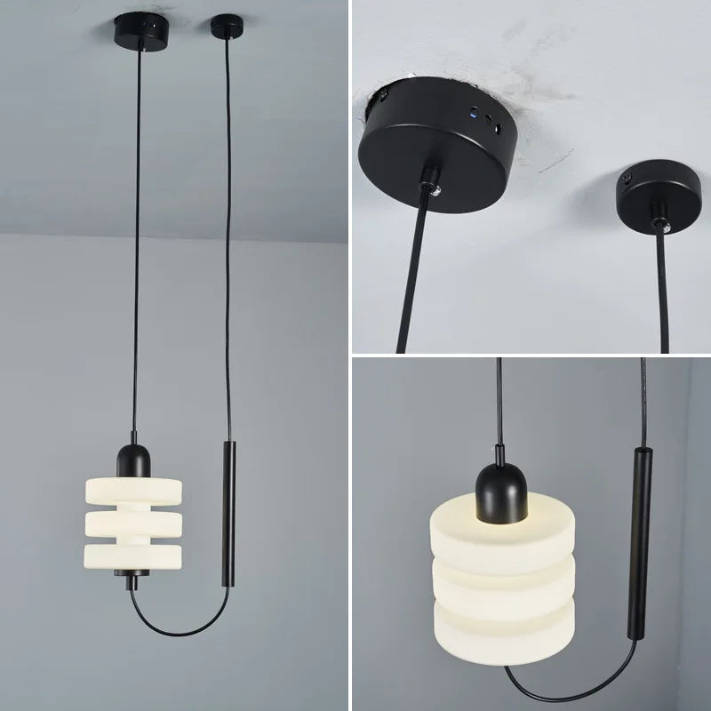 lustre en verre nordique pour décoration intérieure moderne - vue 6 sur 7