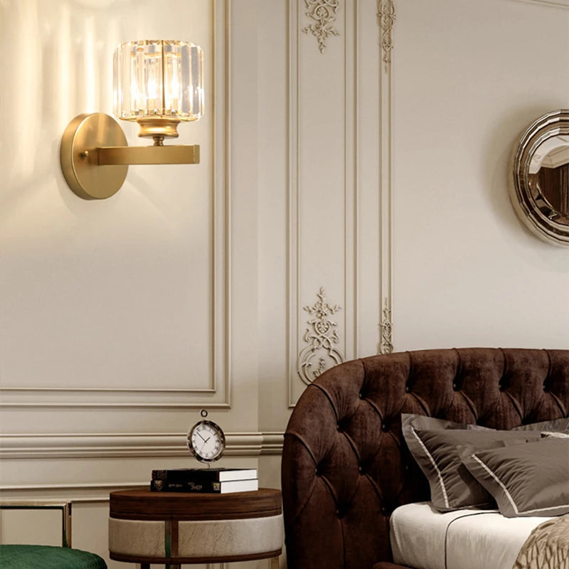 Applique murale luxe moderne nordique dorée - vue 4 sur 8