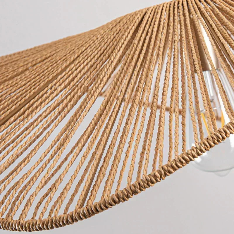 suspension japonaise en corde de chanvre pour décoration moderne - vue 5 sur 21