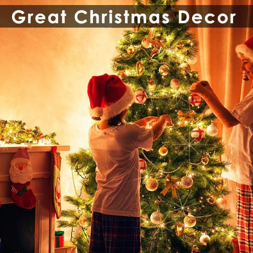 guirlande lumineuse led en fil de cuivre pour décorations festives - vue 10 sur 14