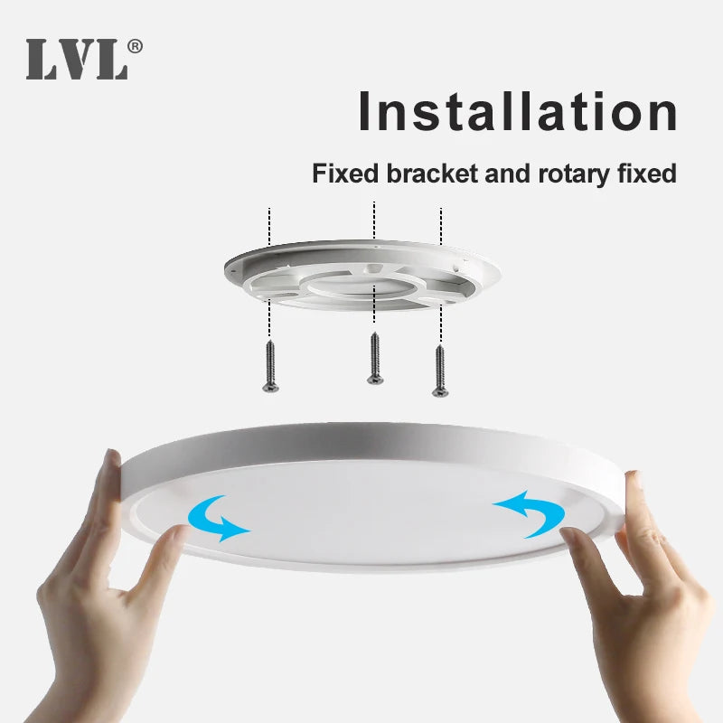 plafonnier plat design en bois doré carré moderne pour intérieur - vue 3 sur 16