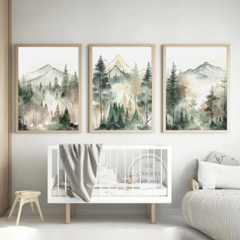 affiches et impressions de paysages de forêt art mural décoratif