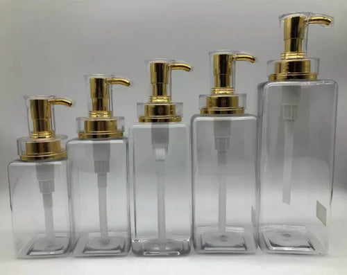 lot de flacons à pompe pour cosmétiques voyage 300 à 750 ml - vue 6 sur 5