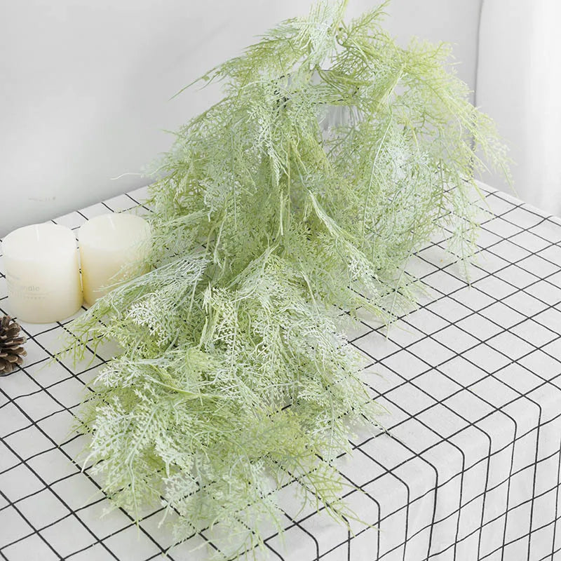 plafonnier décoration nordique en plastique fausses plantes murales - vue 6 sur 9