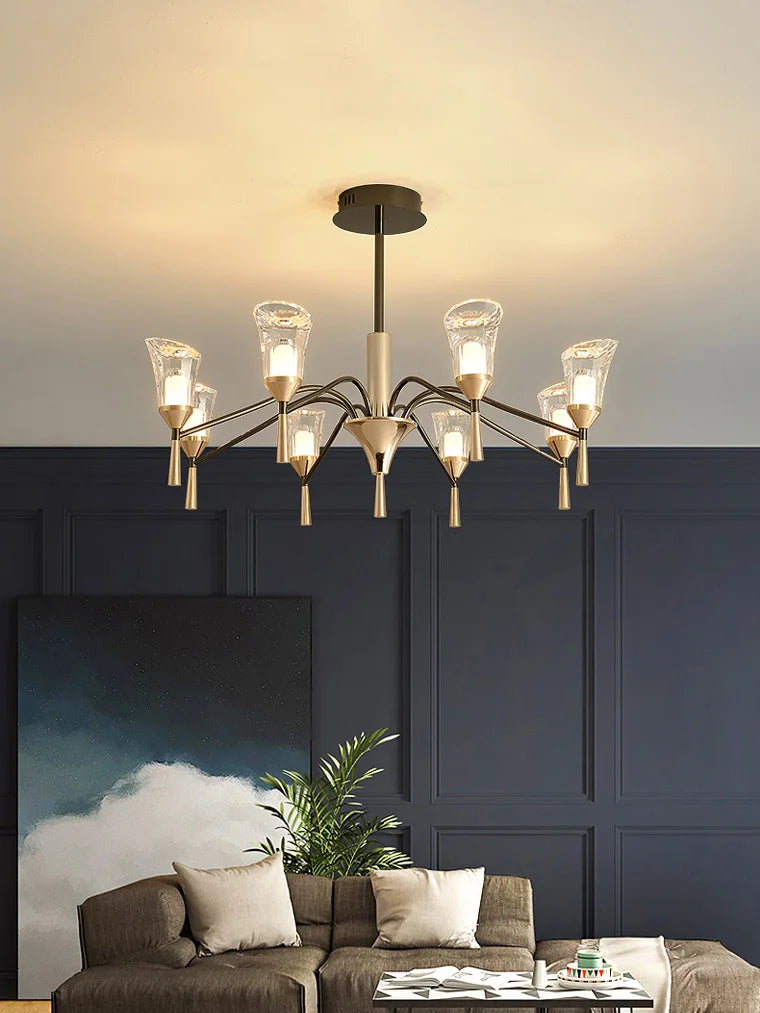 lustre suspendu moderne pour un éclairage élégant - vue 6 sur 9