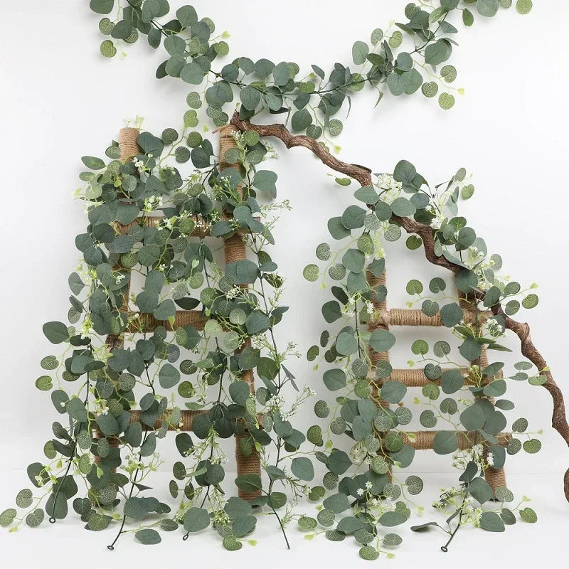 feuilles d'eucalyptus artificielles pour décoration de jardin - vue 10 sur 10