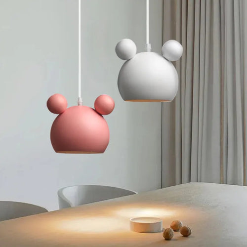 Suspension design en métal LED Mickey décor