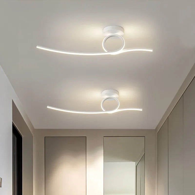 Plafonnier design moderne à leds pour plafond intérieur décoratif