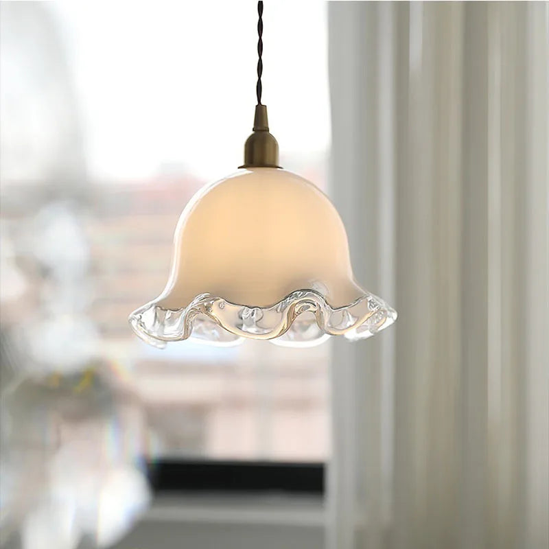 lustre design en verre pour restaurants bars et espaces modernes - vue 2 sur 6