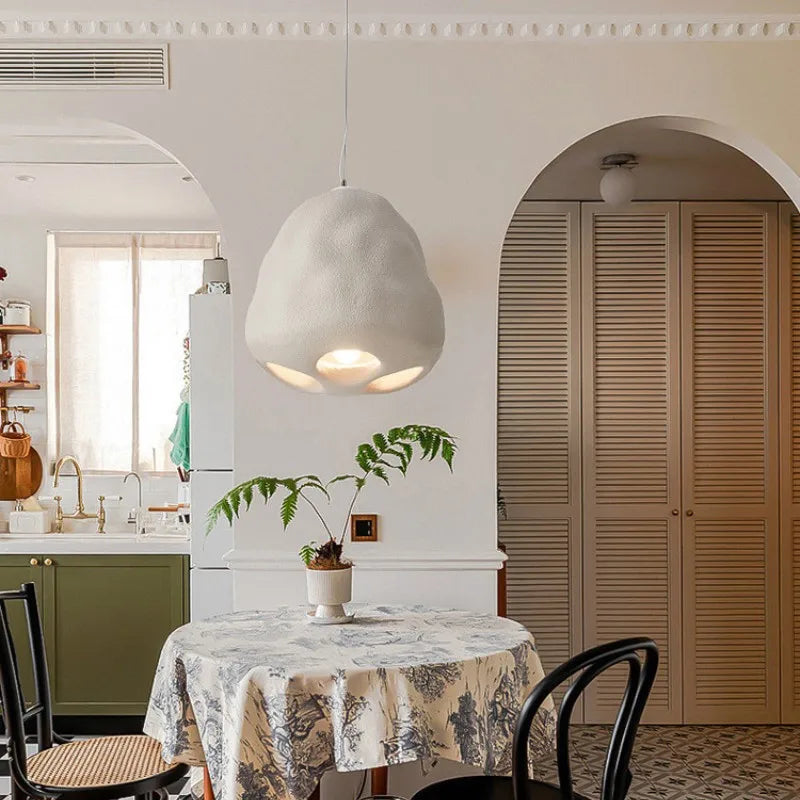 lustre led de style wabi sabi nordique créatif personnalisé - vue 3 sur 9