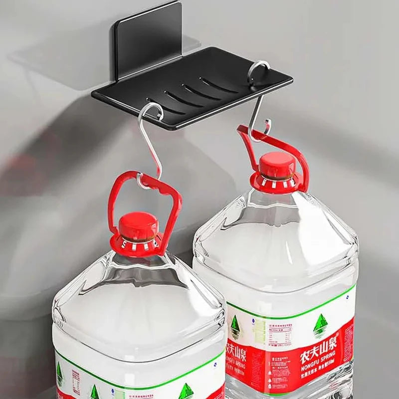 porte-savon mural en aluminium pour rangement pratique et moderne - vue 5 sur 9