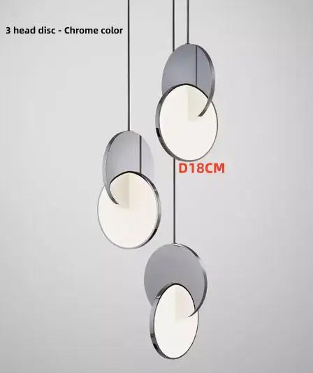 Nordic creative bar restaurant post-modern simple bedroom bedside designer single head net red light luxury art chandelier - vue 10 sur 13