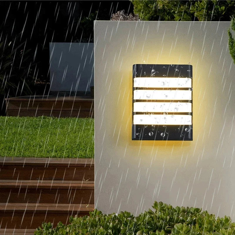 applique murale led extérieure étanche pour jardin balcon - vue 4 sur 10