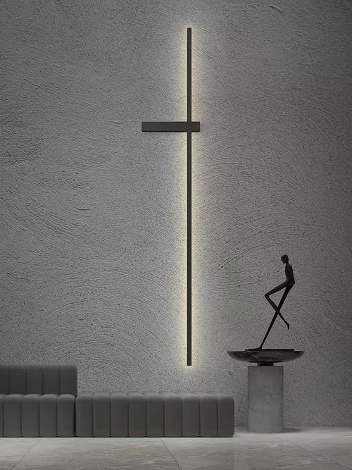 applique murale led minimaliste art déco appliques aluminium - vue 2 sur 16